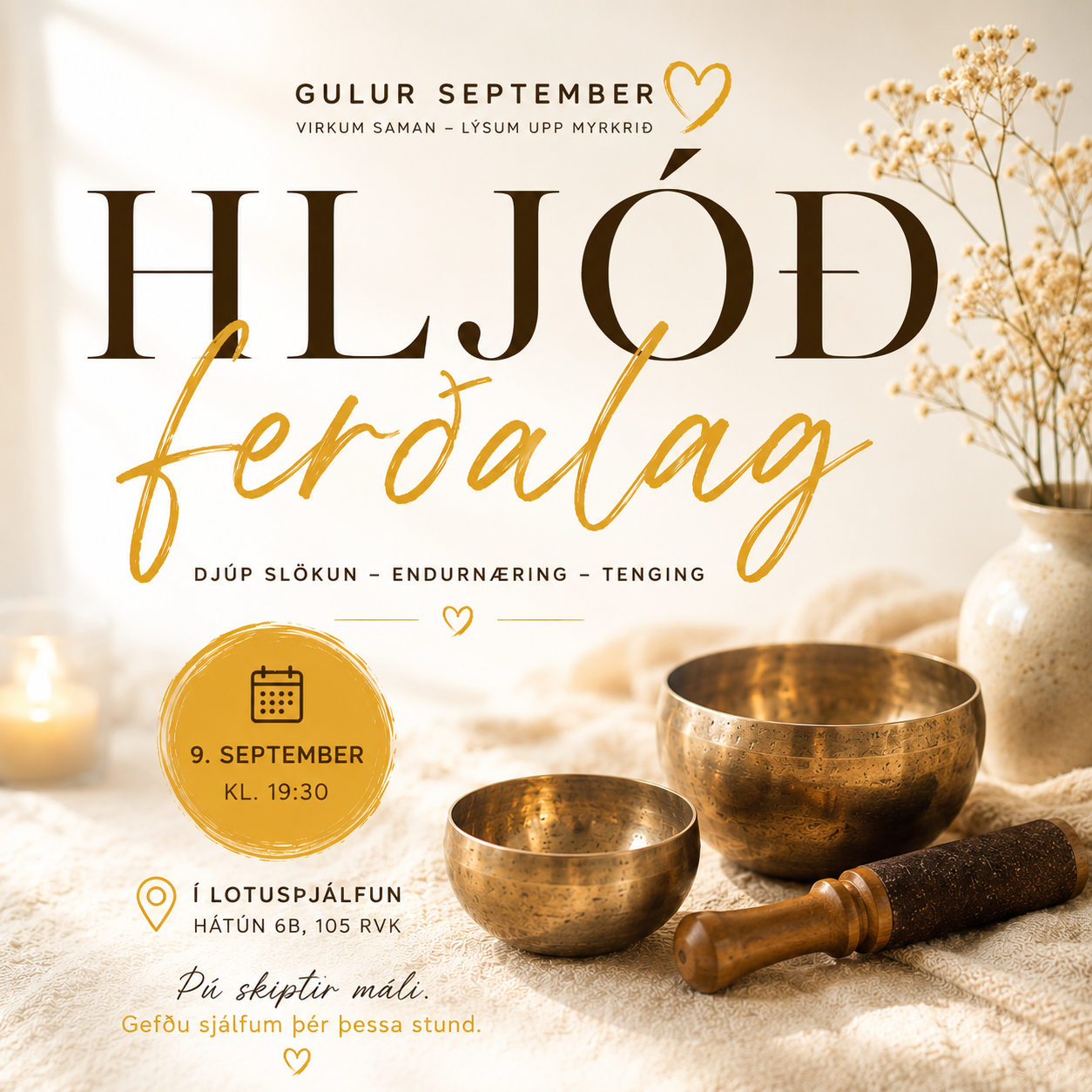 Gulur September - Hljóðferðalag - 9.september